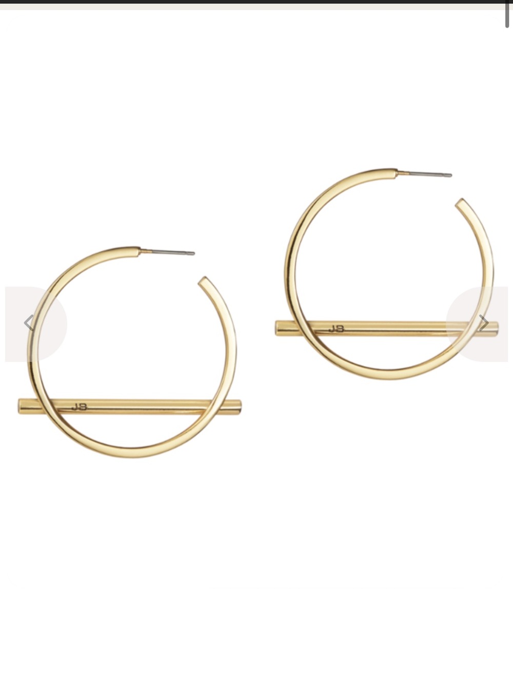 Jenny Bird Gold plated hoops